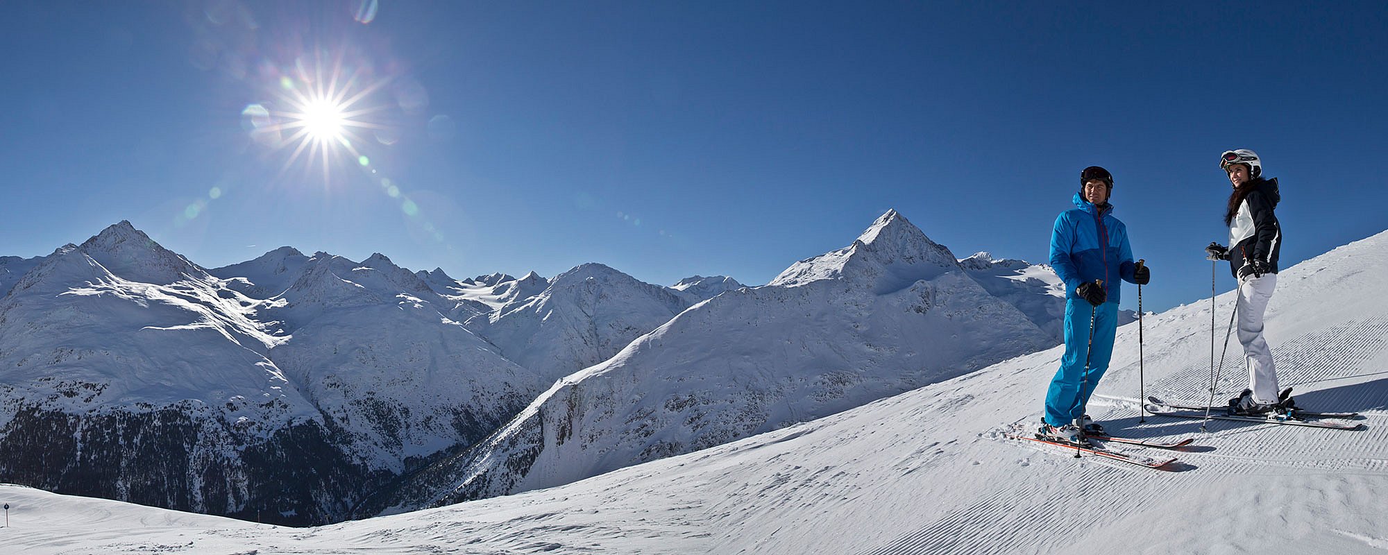 Skiing in Vent